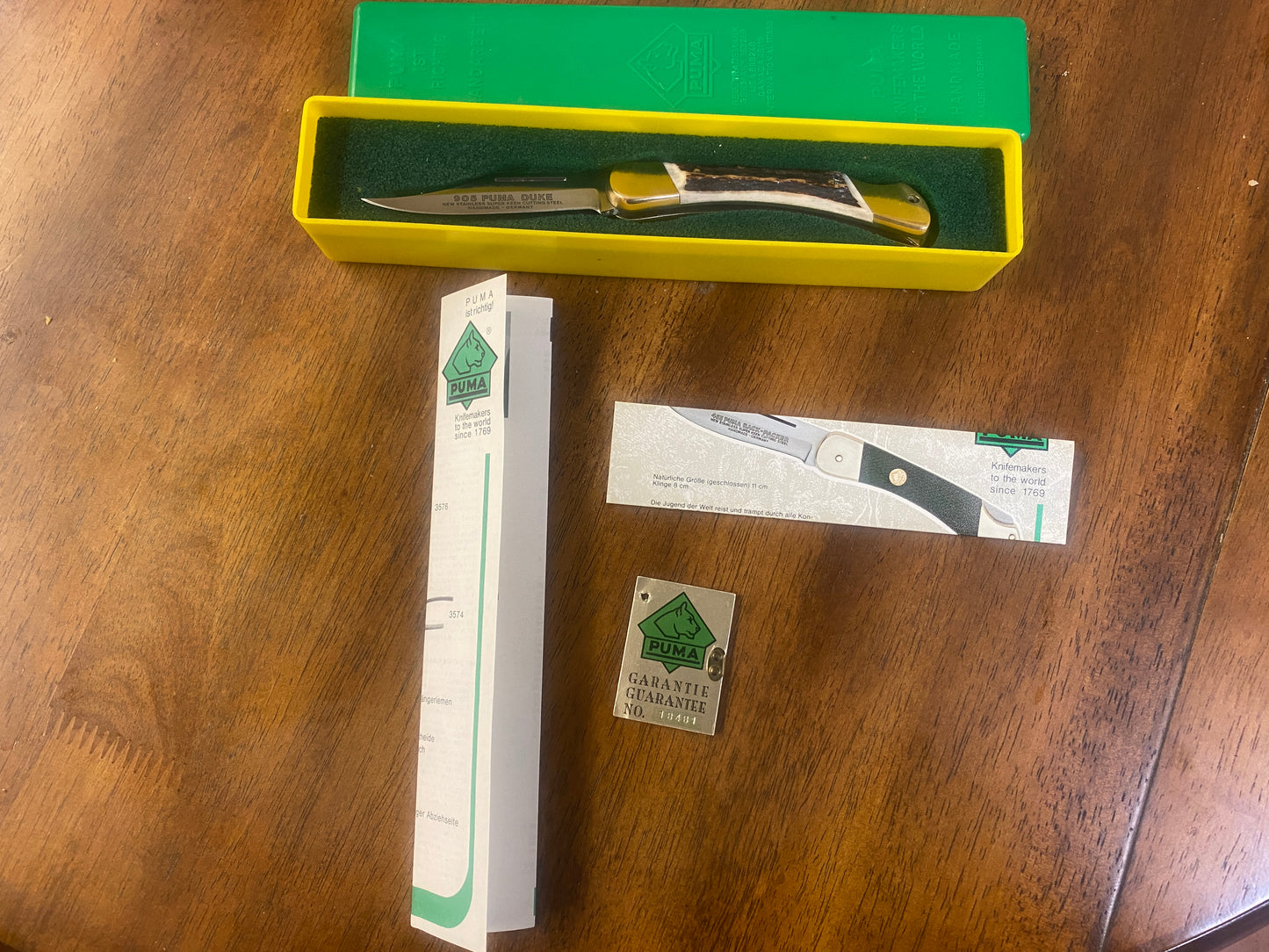 1981 905 Puma Duke Pocket Knife