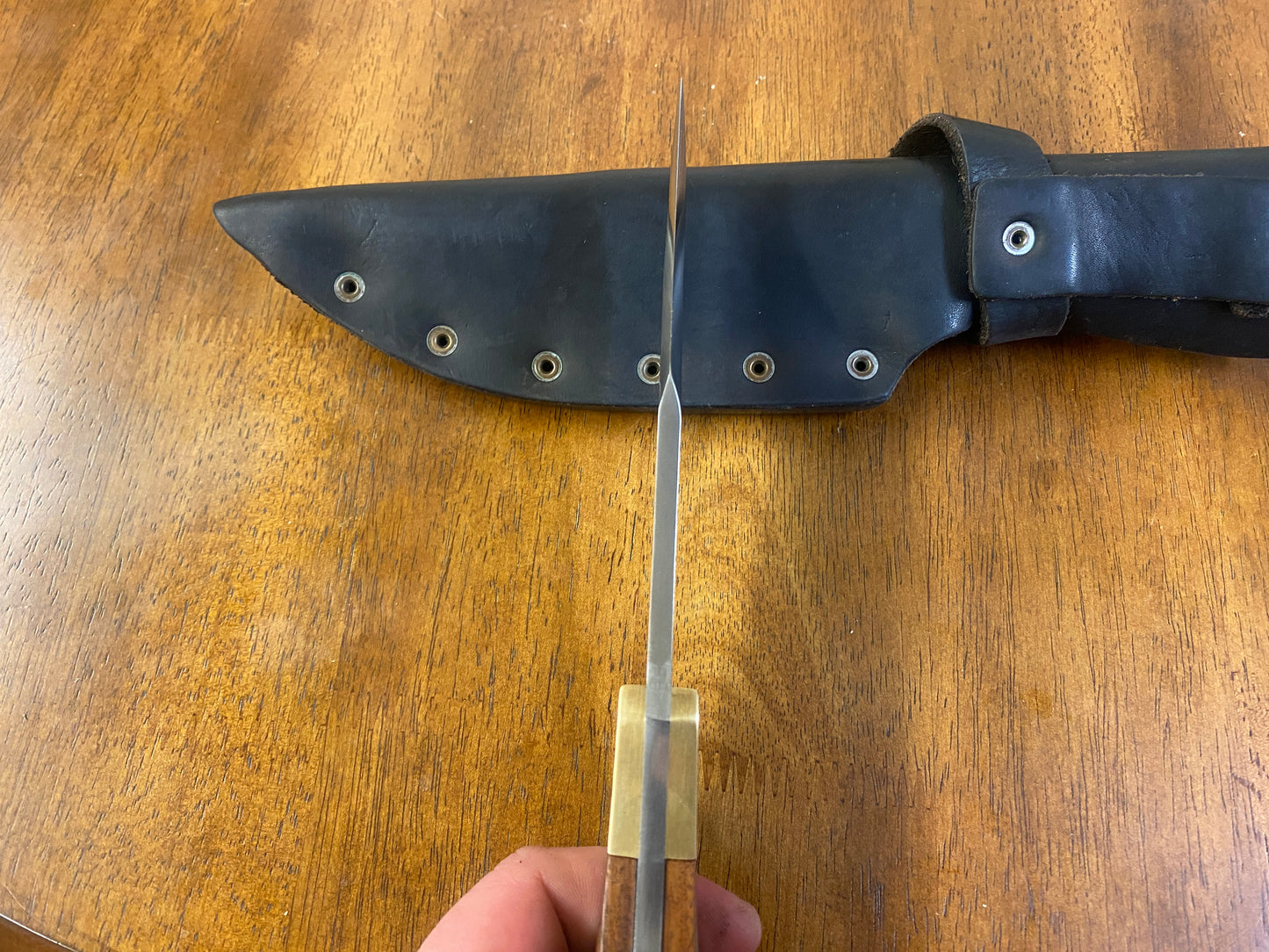 Vintage Rigid R-19 Razorback Sheath Knife