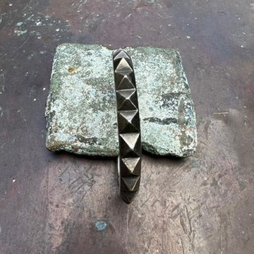 Artisan Made Ingot Silver Spike Cuff Bracelet by Jock Favour