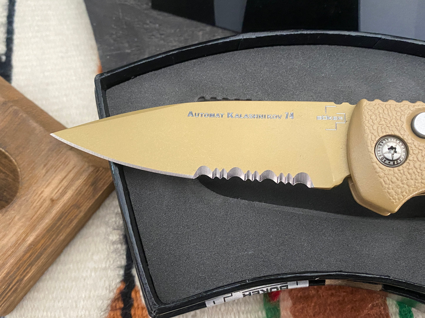 Boker Plus Automat Kalashnikov 74 Automatic Pocket Knife