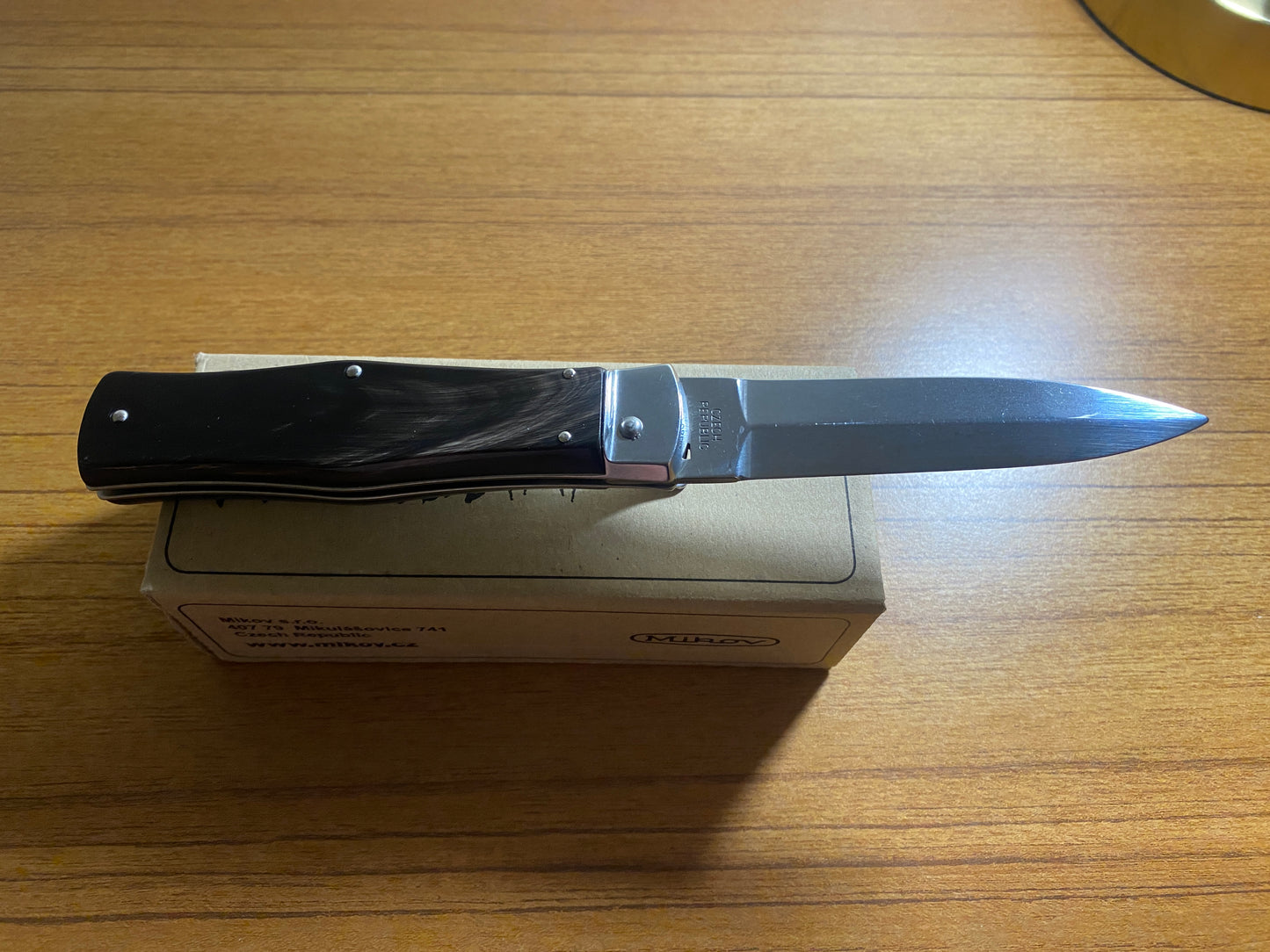 Mikov Predator automatic pocket knife