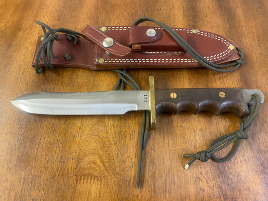 Greg Wall Model 14 style Fighter Sheath Knife #131
