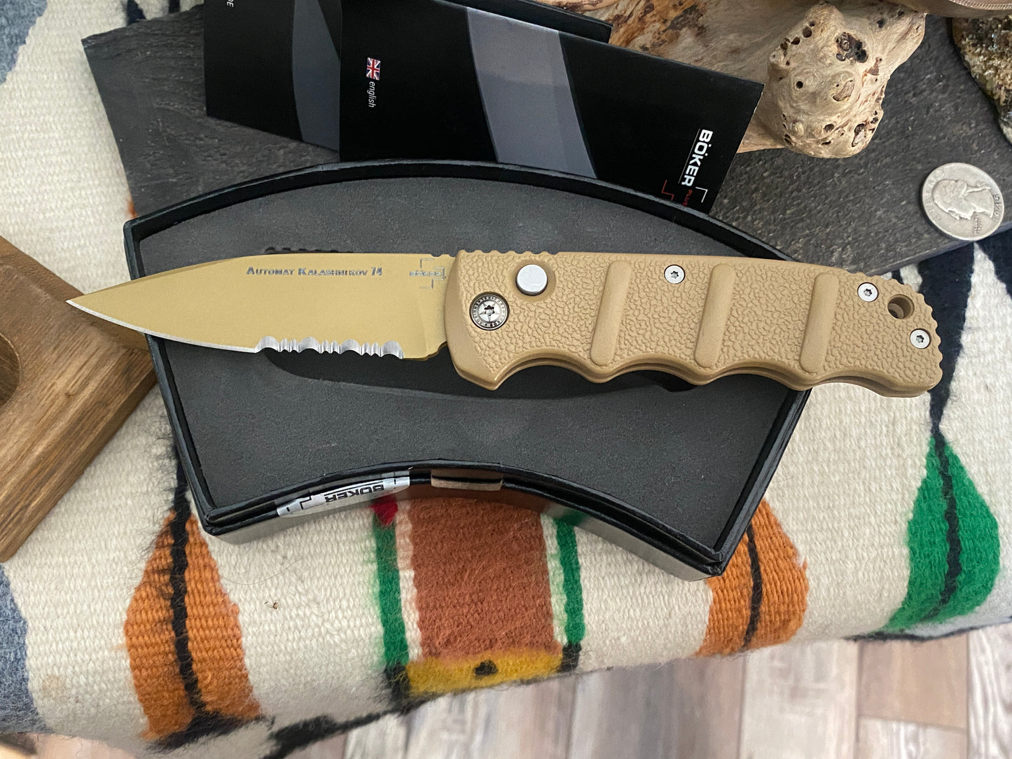 Boker Plus Automat Kalashnikov 74 Automatic Pocket Knife