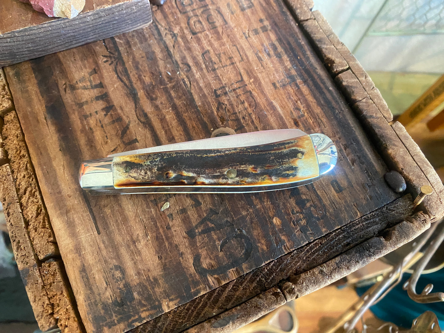 Schrade 1 of 10,000 1982 N.K.C.A. Trapper Pocket Knife