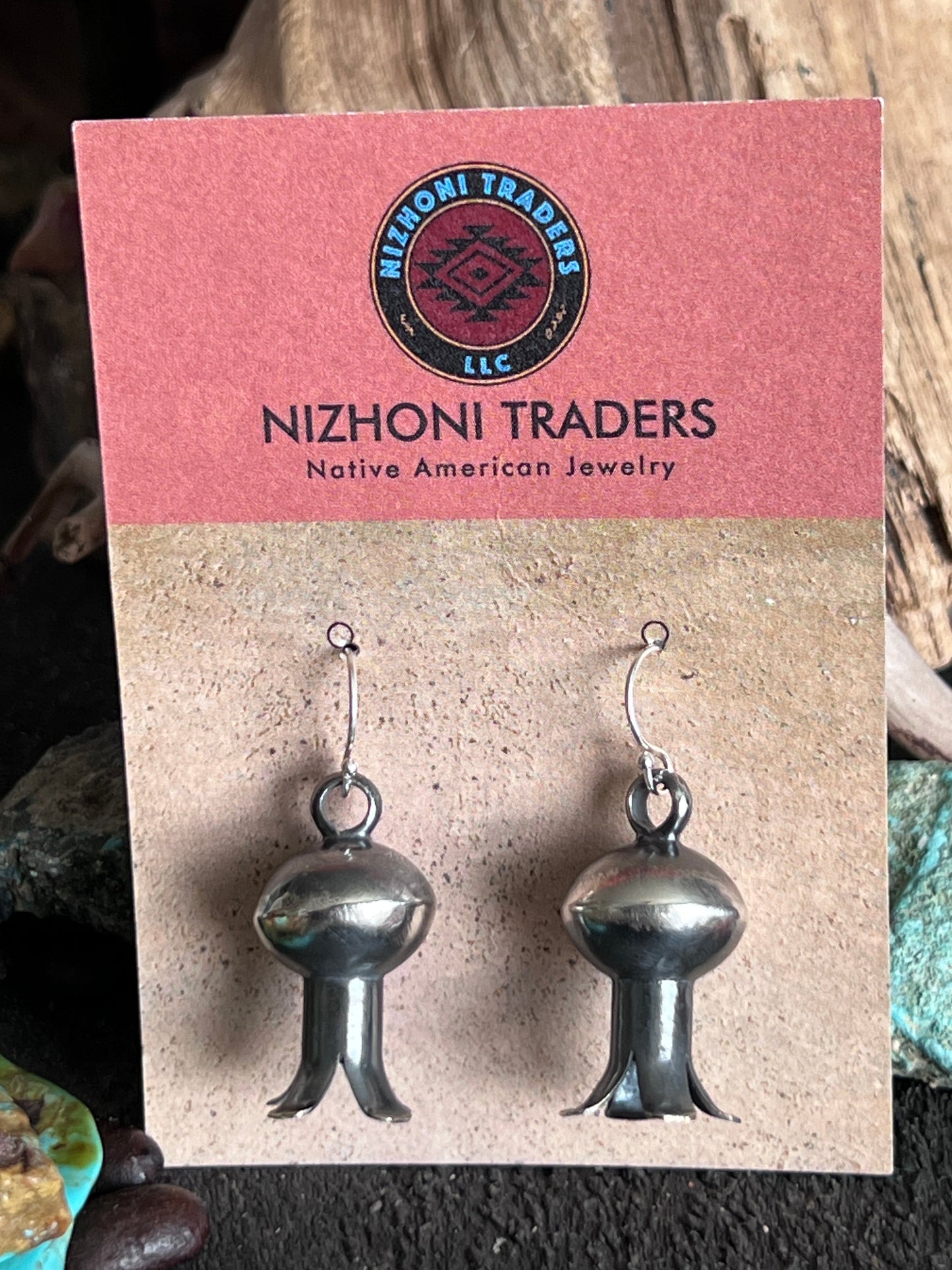Handcrafted Sterling Silver Blossom Dangle Earrings by Daniel John