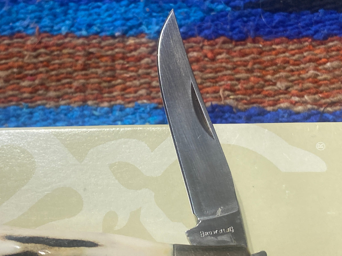 Browning 520 Sambar Stag Trapper Pocket Knife
