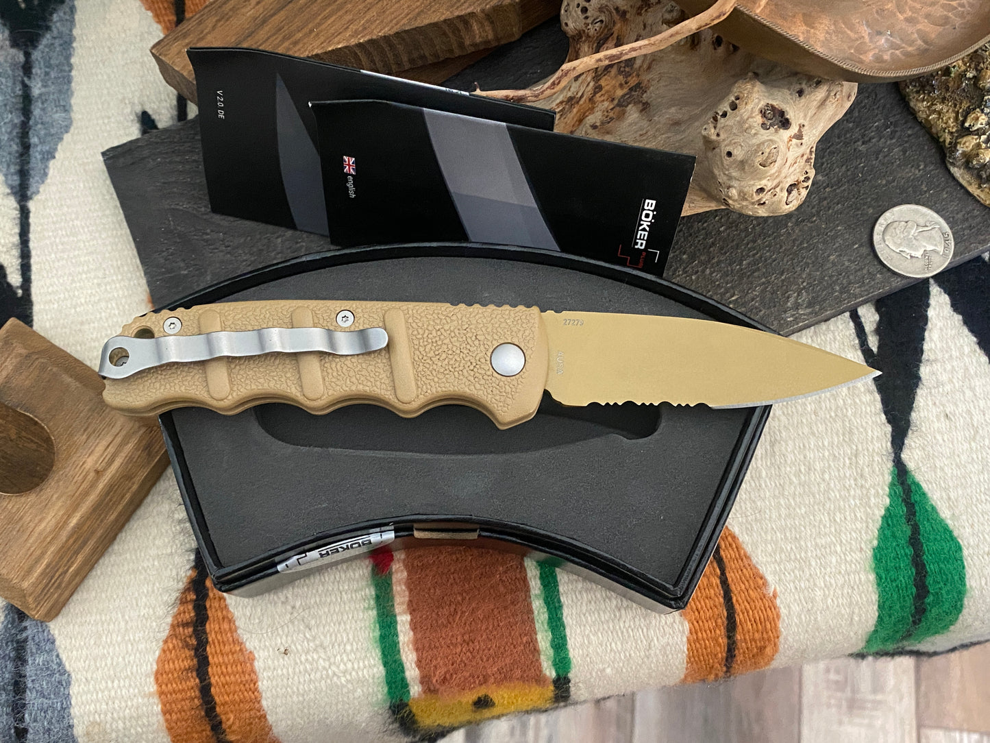 Boker Plus Automat Kalashnikov 74 Automatic Pocket Knife