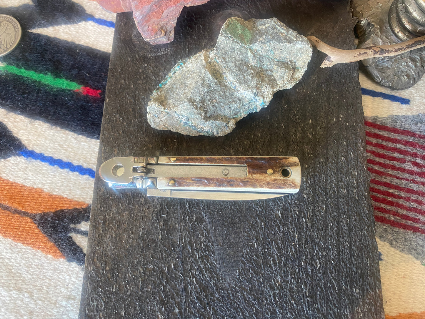 AKC Classic 6” Lever Lock Automatic Pocket Knife