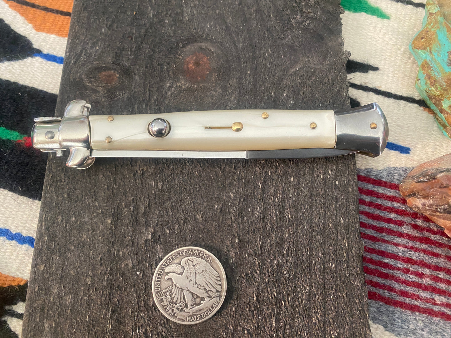 Italian Stiletto Automatic Pocket Knife