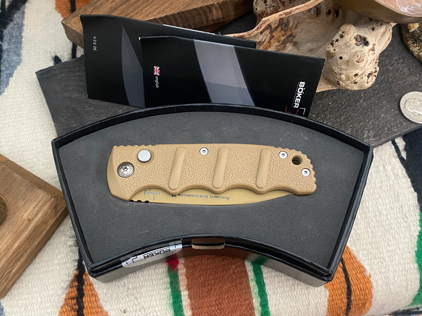 Boker Plus Automat Kalashnikov 74 Automatic Pocket Knife