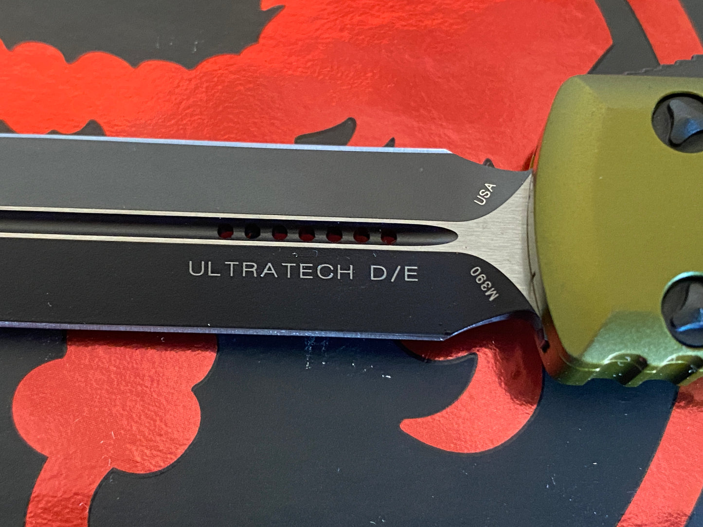 OD Green Microtech Ultratech OTF Automatic Pocket Knife