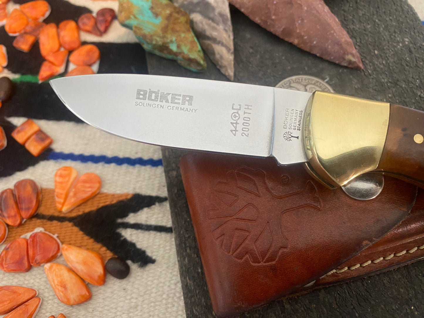 Boker 440c 2000TH Pocket Knife