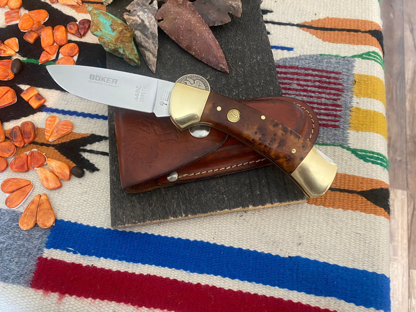 Boker 440c 2000TH Pocket Knife