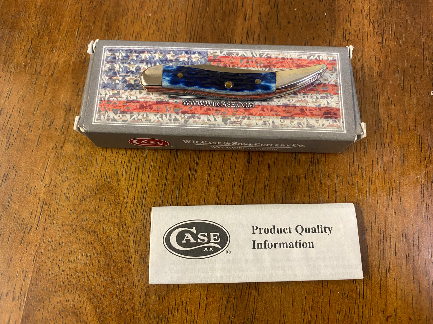 2012 Case XX Navy Blue Tinytoothpick Pocket Knife