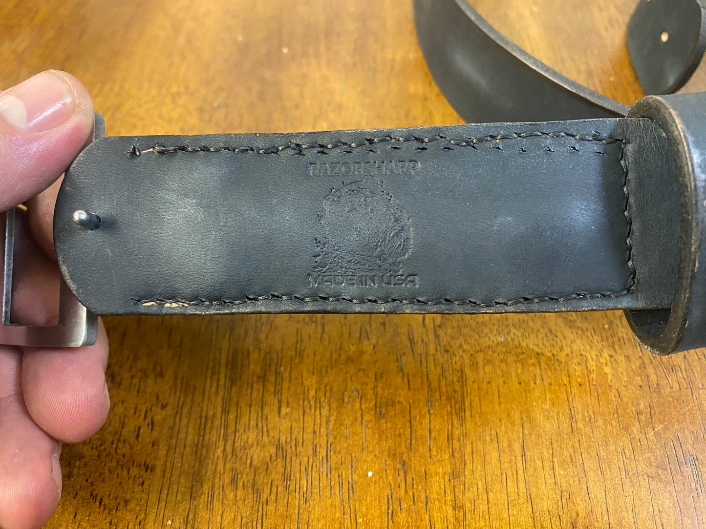 Discontinue Bowen USA Belt Buckle Dagger knife
