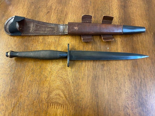 Military mark England Fairbairn Sykes dagger sheath knife
