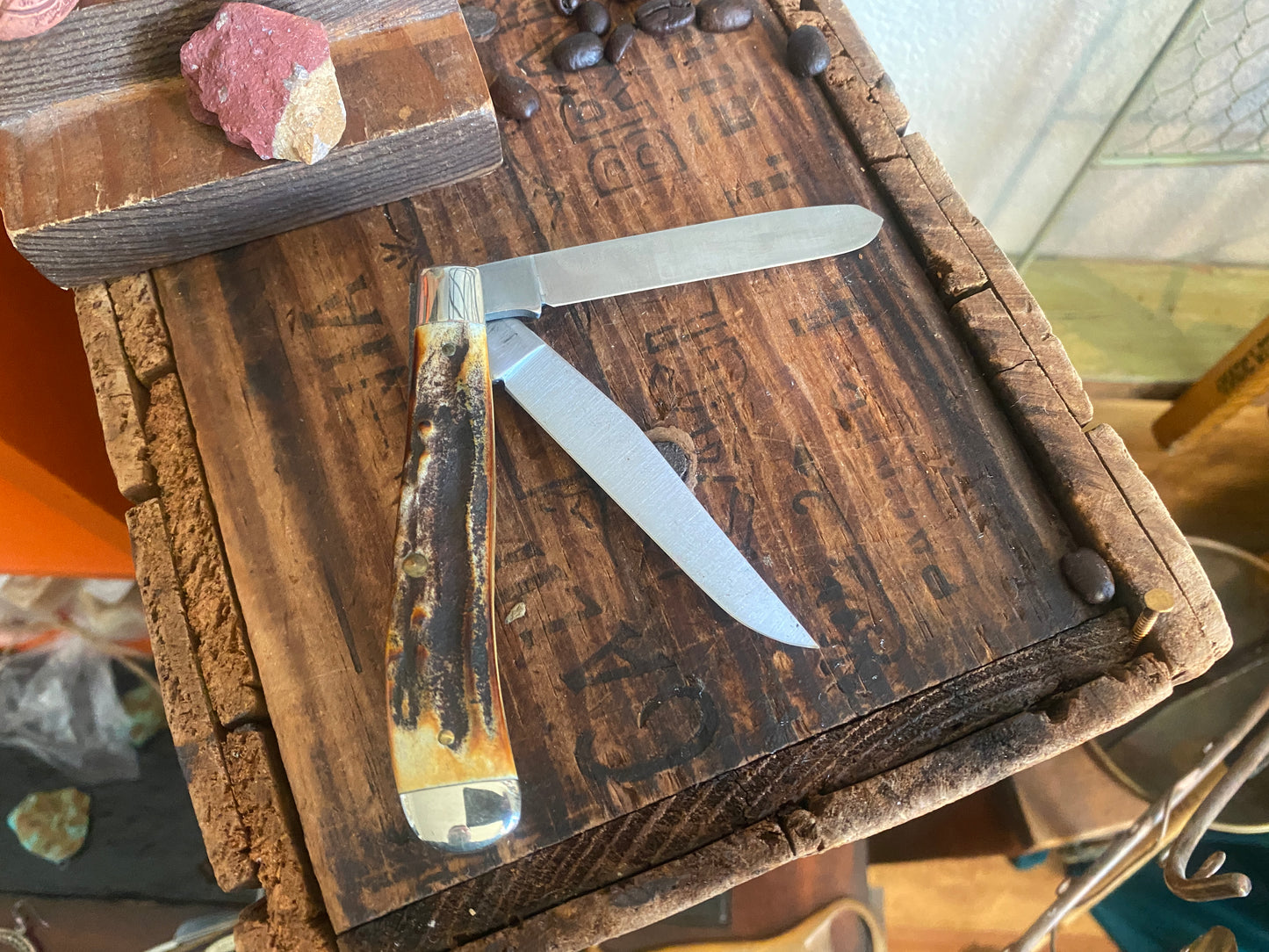 Schrade 1 of 10,000 1982 N.K.C.A. Trapper Pocket Knife