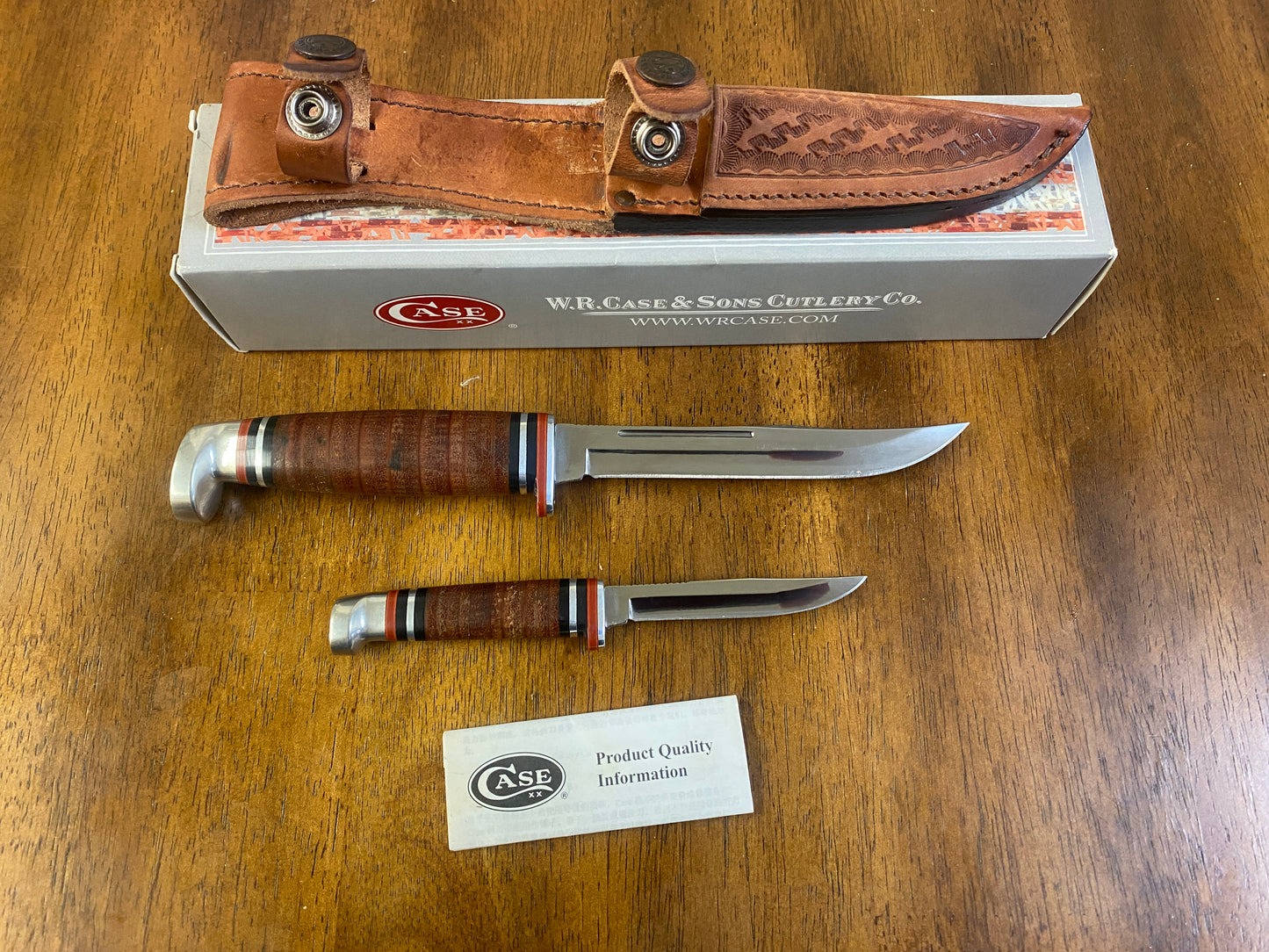 Case xx Multi 3 Twin Finn sheath knife set