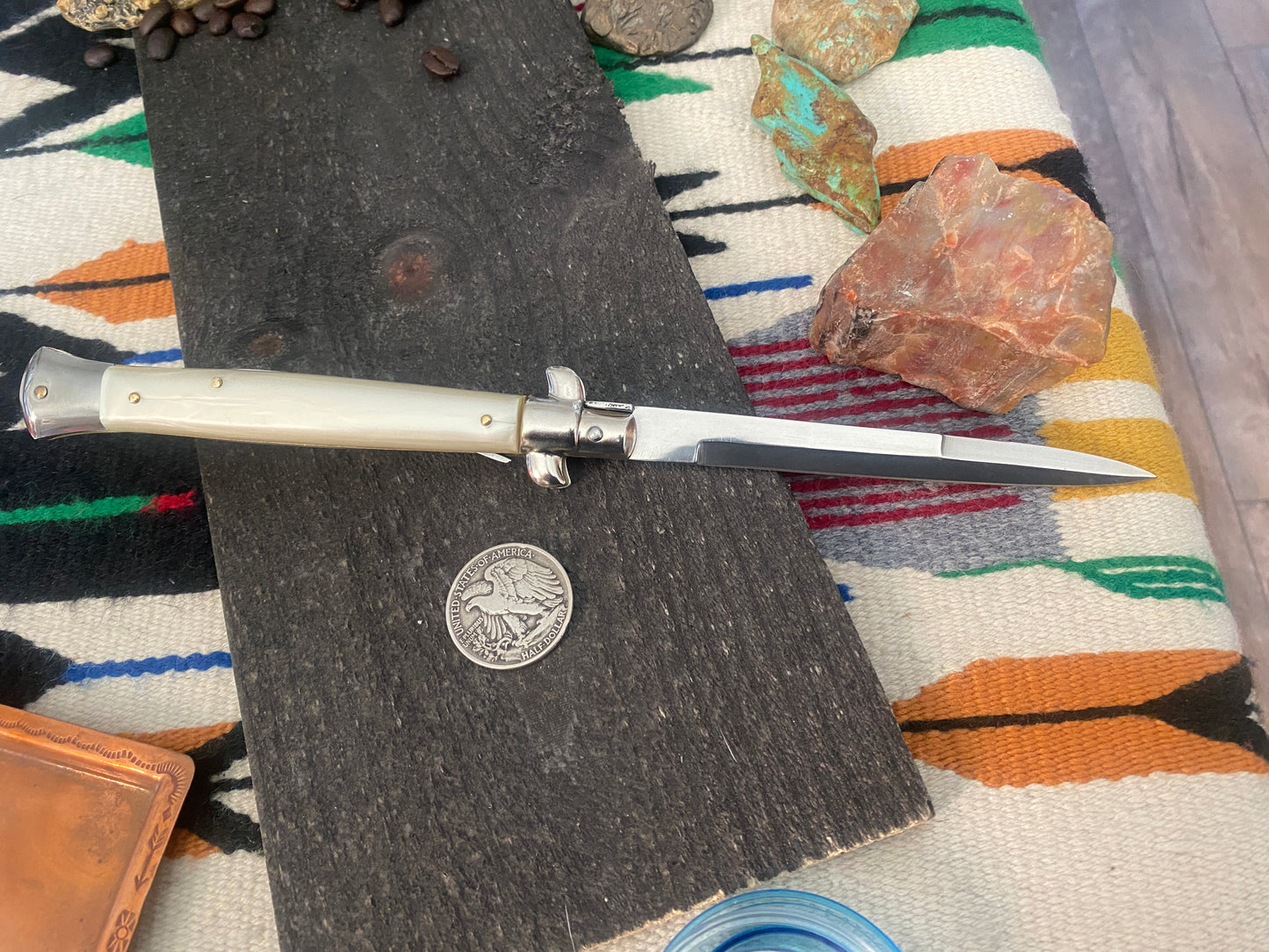 Italian Stiletto Automatic Pocket Knife
