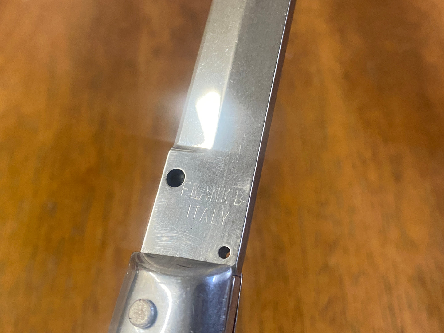 Frank B Removed Swing Guard Italian Automatic Stiletto Pocket knife