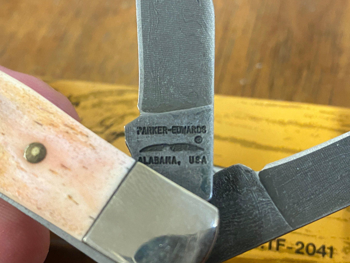 Parker Damascus Trapper Pocket Knife