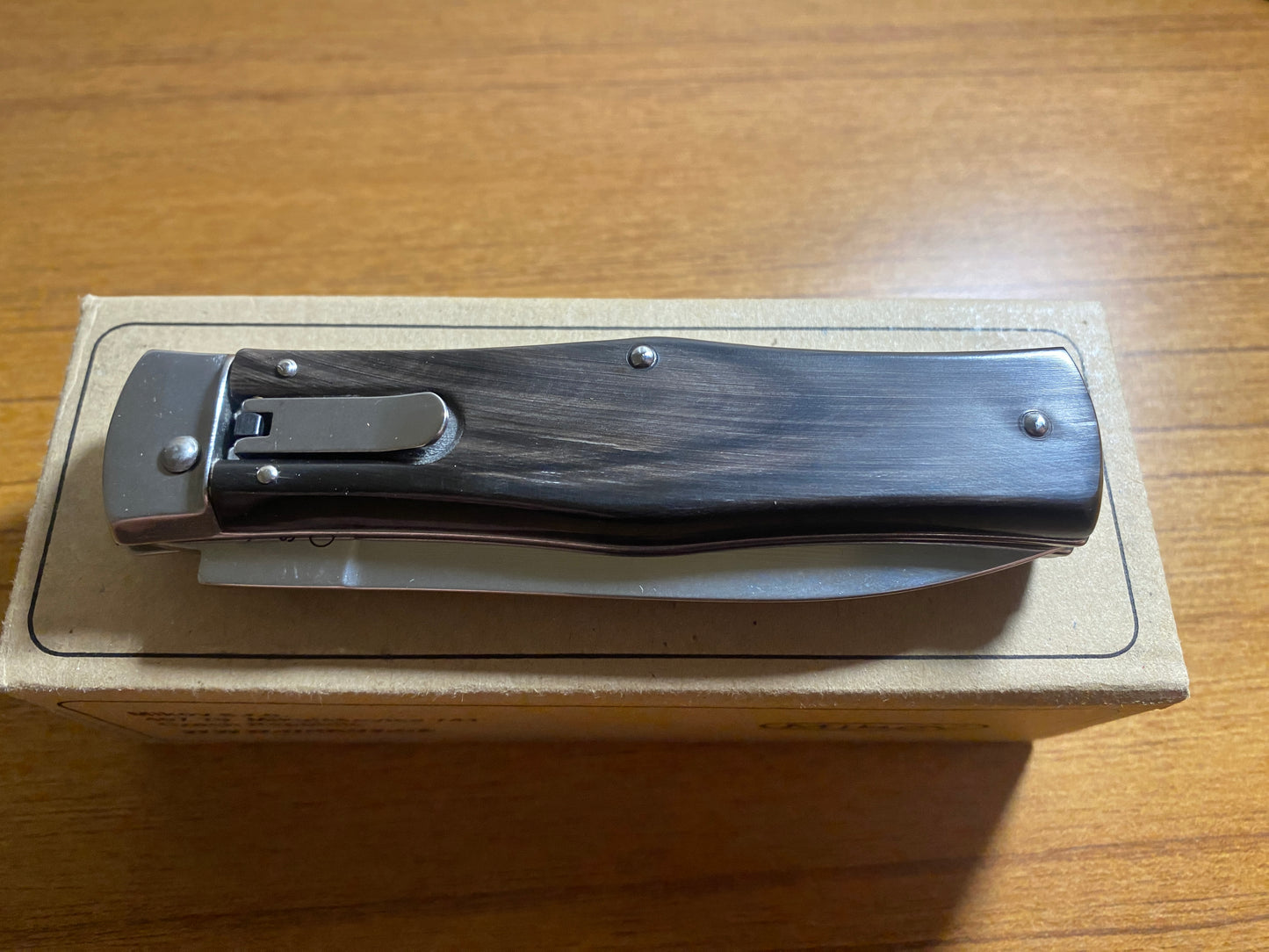 Mikov Predator automatic pocket knife