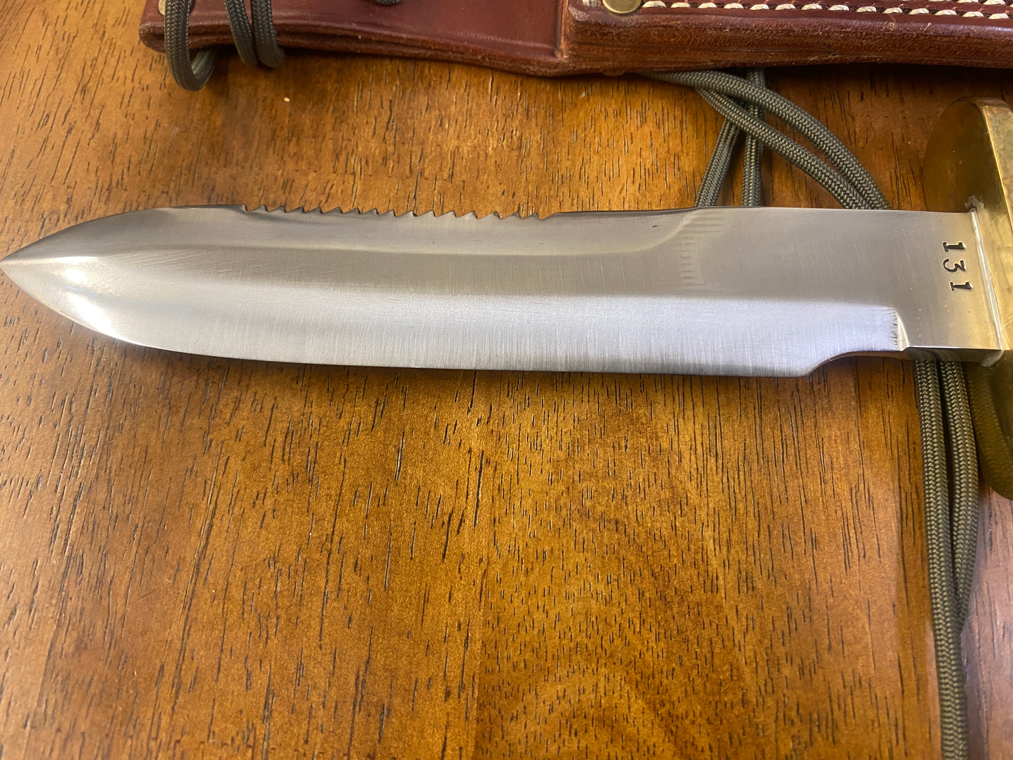 Greg Wall Model 14 style Fighter Sheath Knife #131