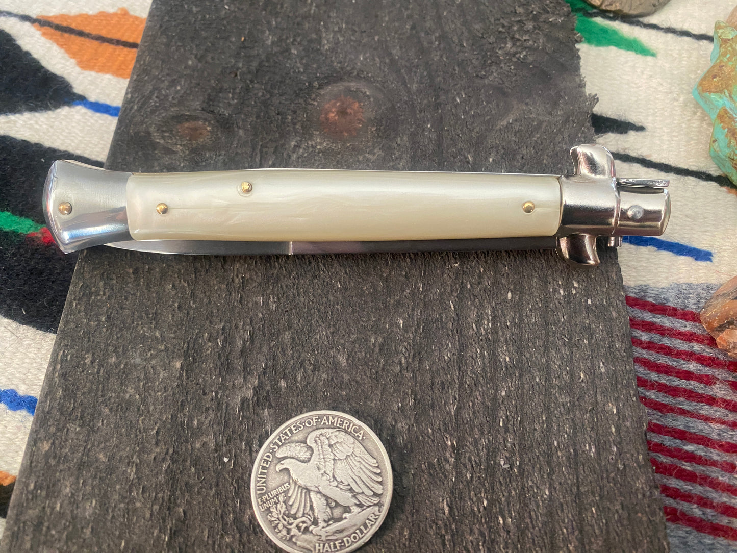 Italian Stiletto Automatic Pocket Knife