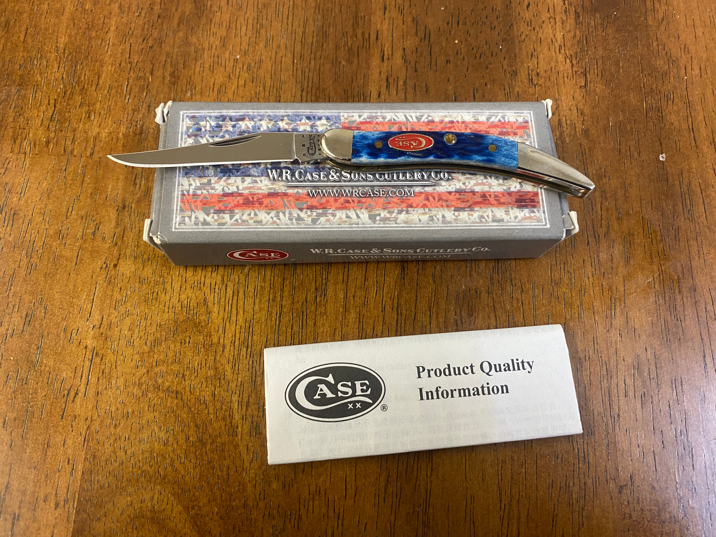 2012 Case XX Navy Blue Tinytoothpick Pocket Knife