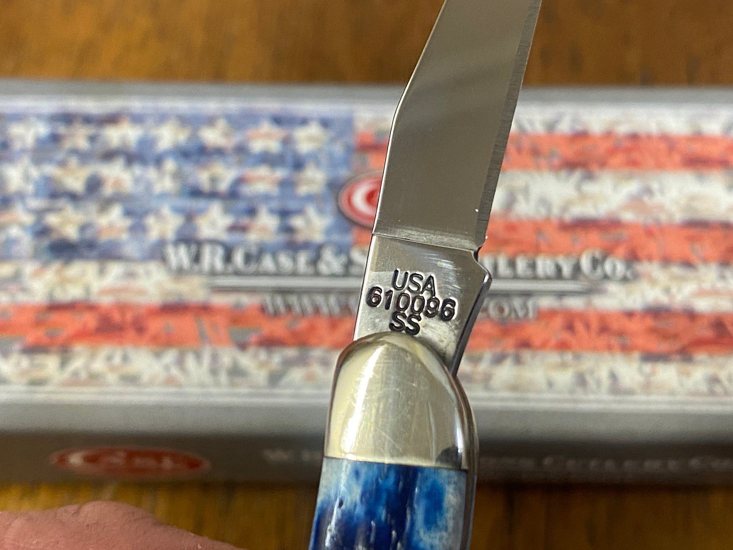 2012 Case XX Navy Blue Tinytoothpick Pocket Knife