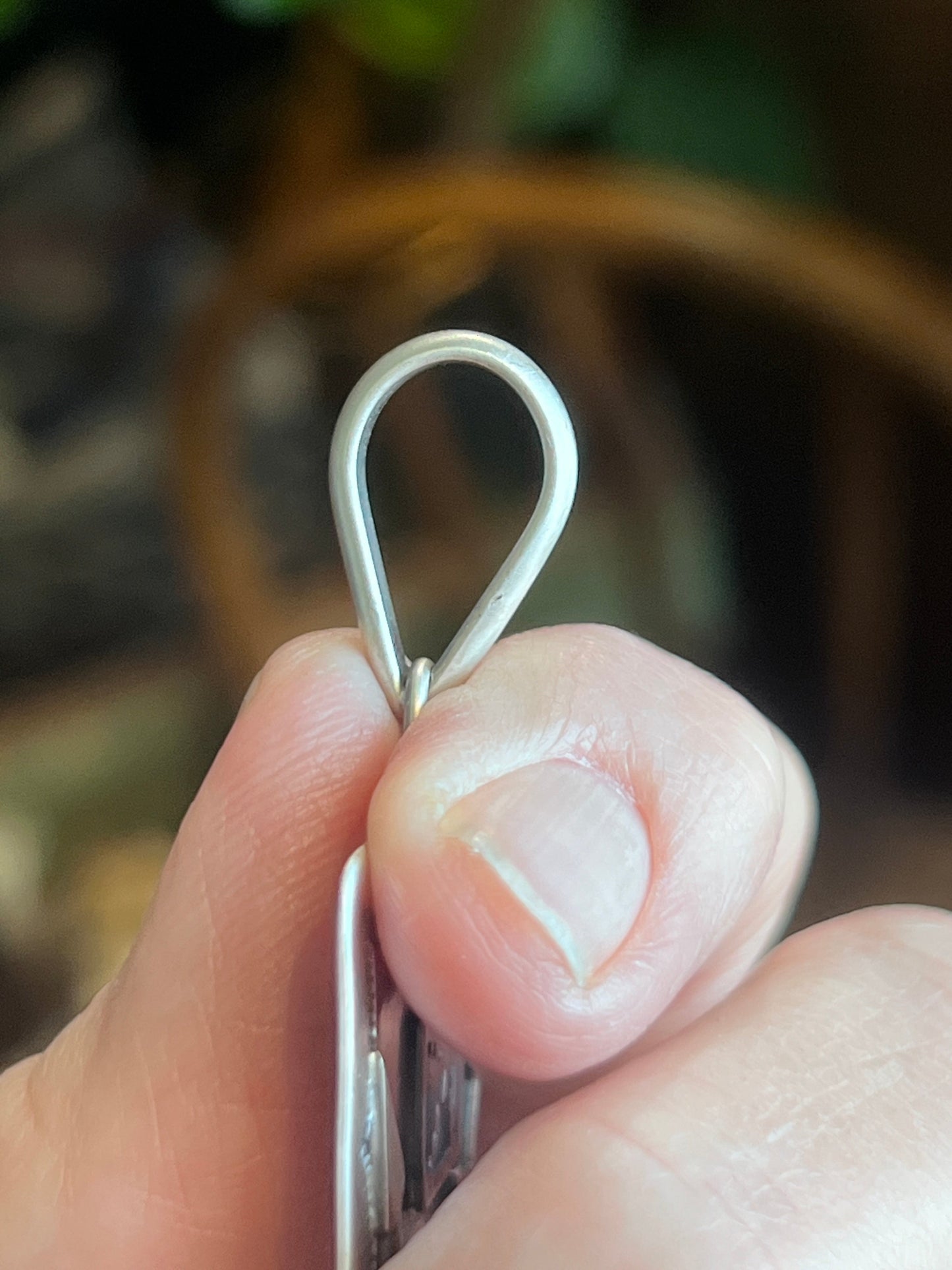 Hand Stamped Sterling Silver Fred Harvey Era Inspired Thunderbird Tag Pendant by Kimari Somers