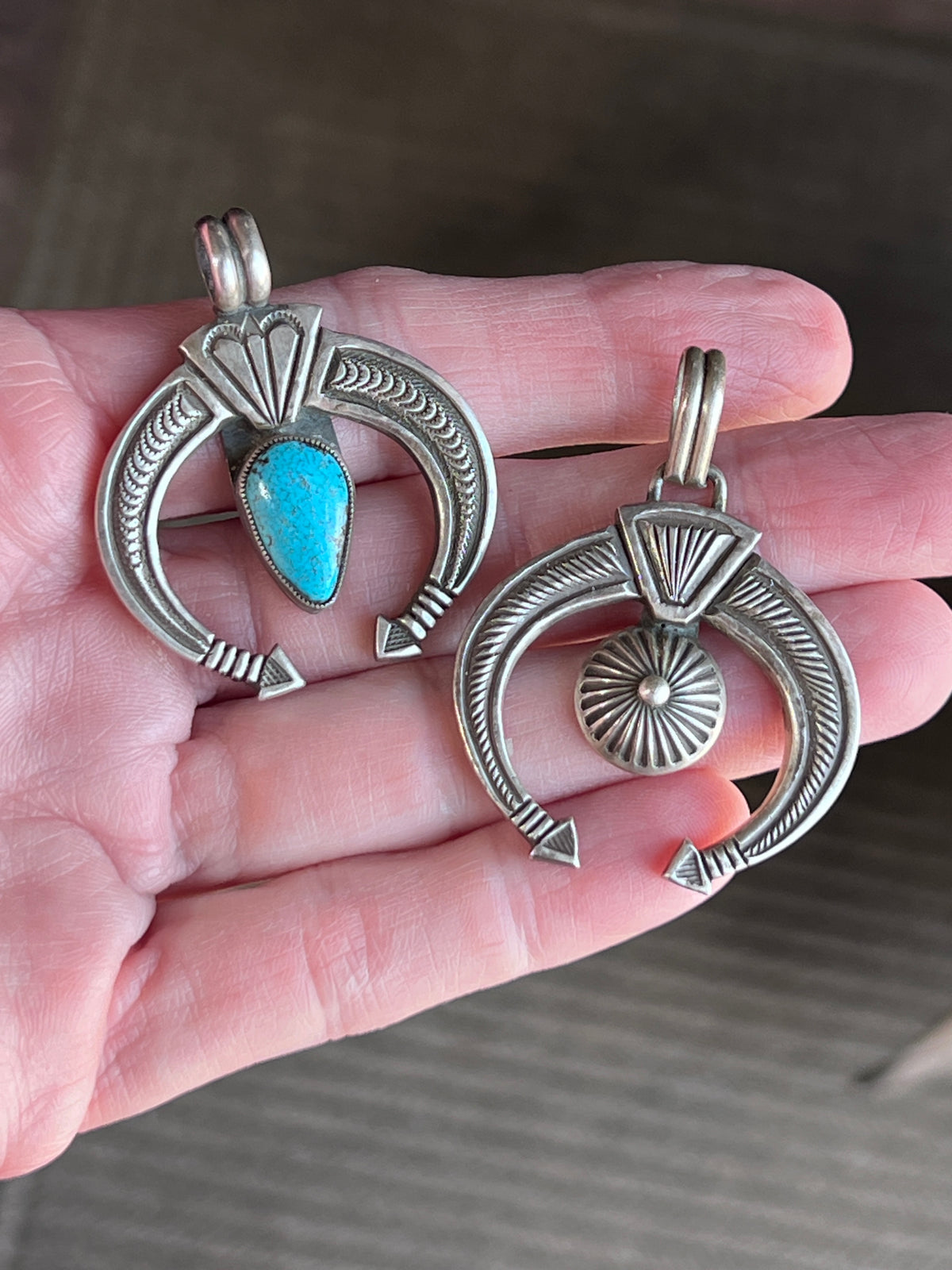 Calvin Martinez Mini Sterling Silver Ingot Naja Pendants