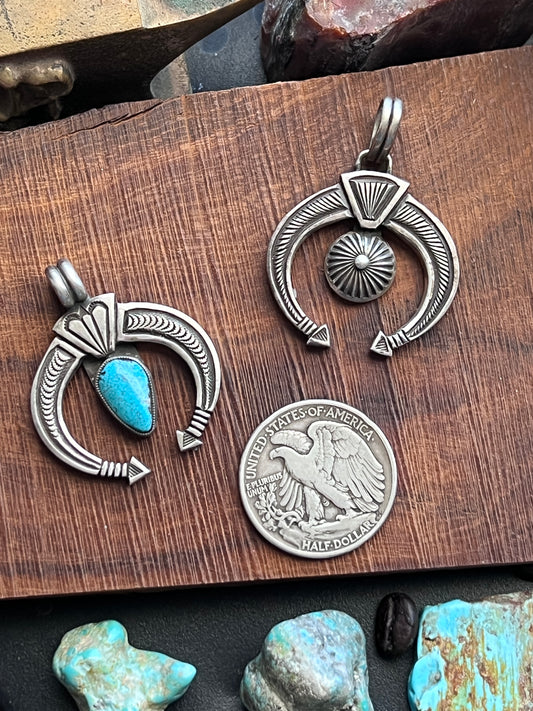 Calvin Martinez Mini Sterling Silver Ingot Naja Pendants