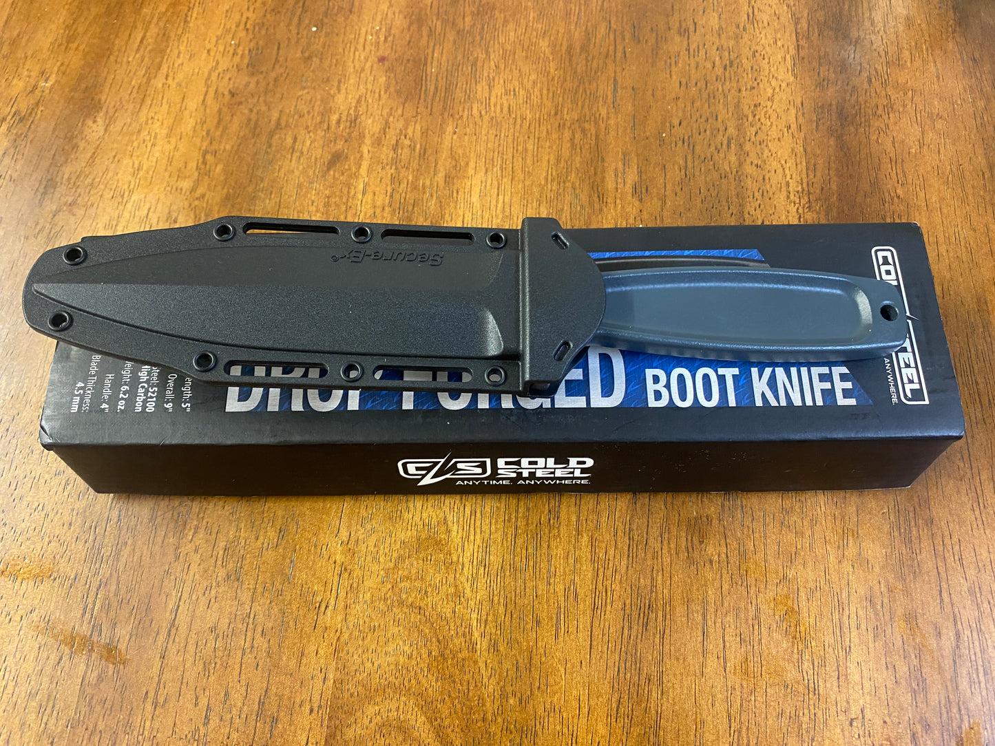 Cold steel drop forged boot knife