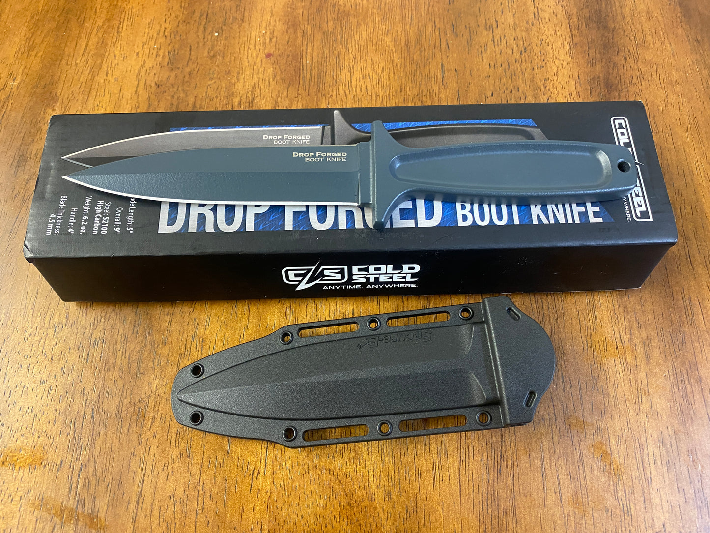 Cold steel drop forged boot knife