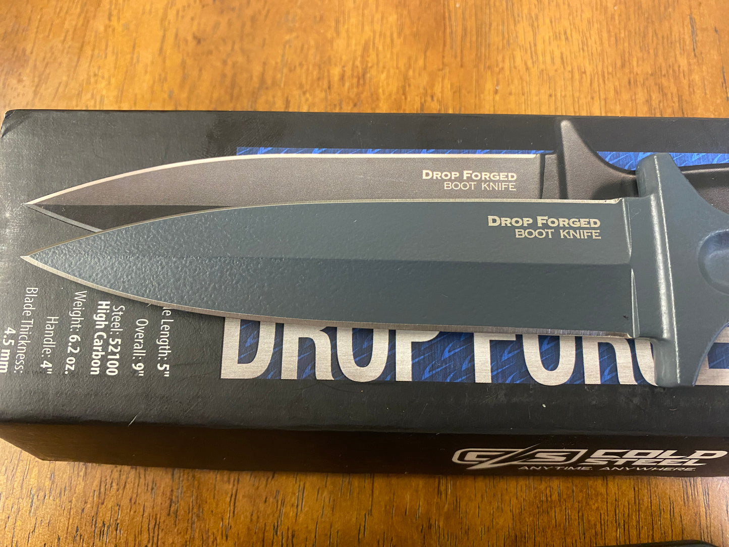 Cold steel drop forged boot knife