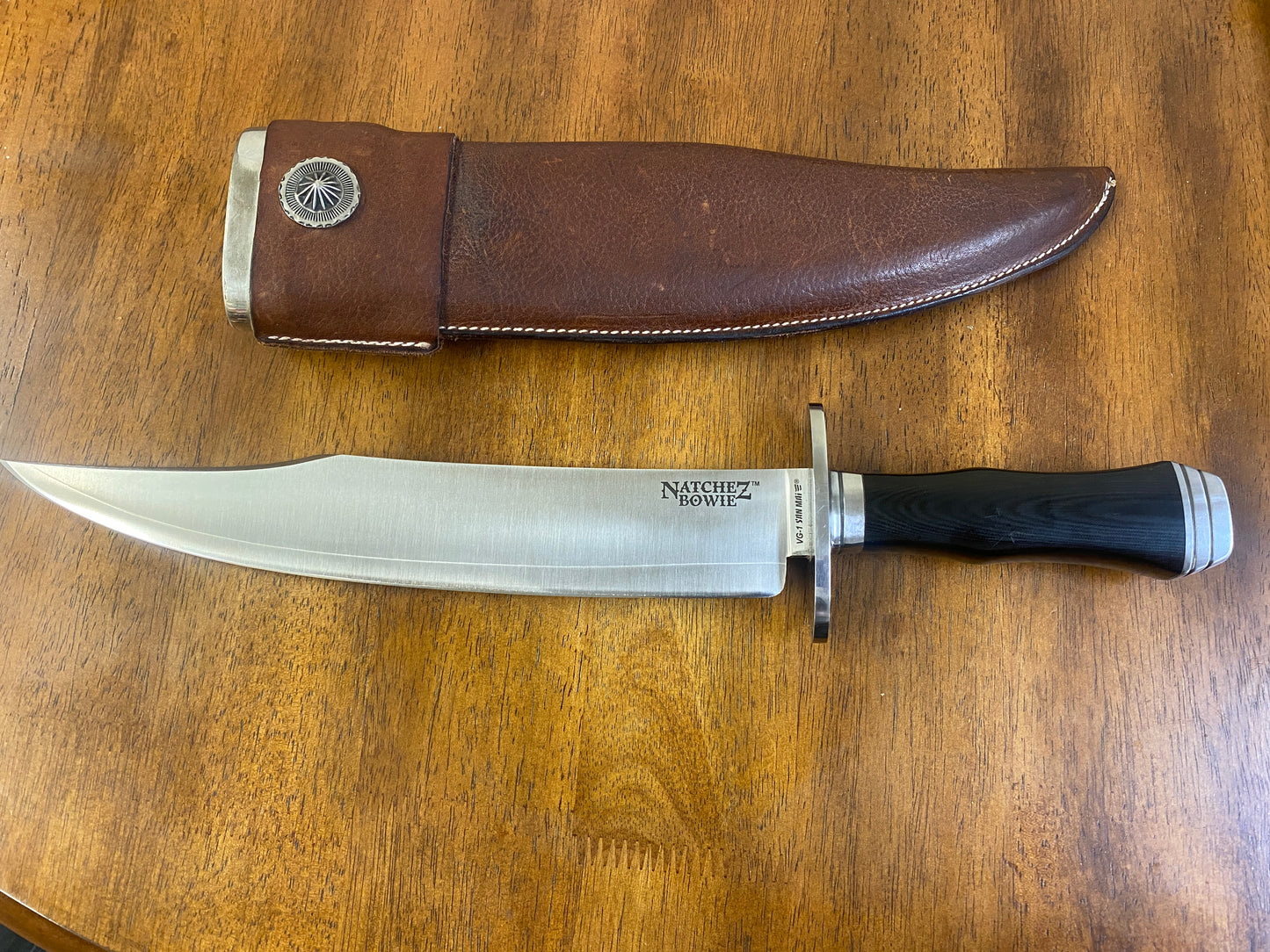 Japanese Made Cold Steel VG-1 San MaI III Natchez Bowie knife