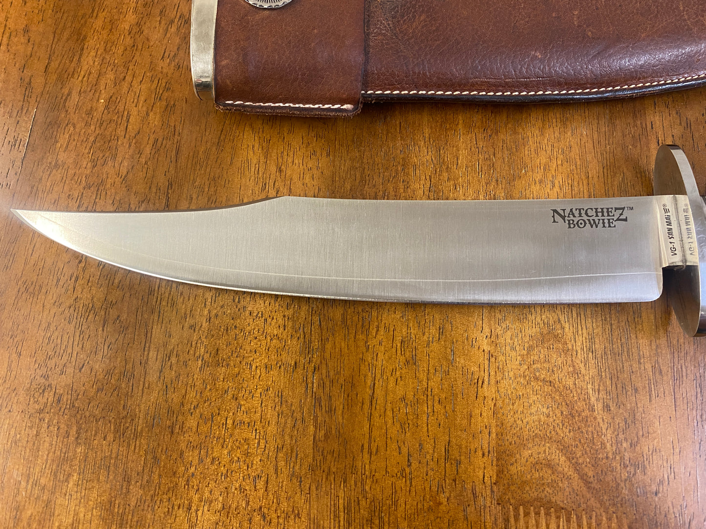 Japanese Made Cold Steel VG-1 San MaI III Natchez Bowie knife