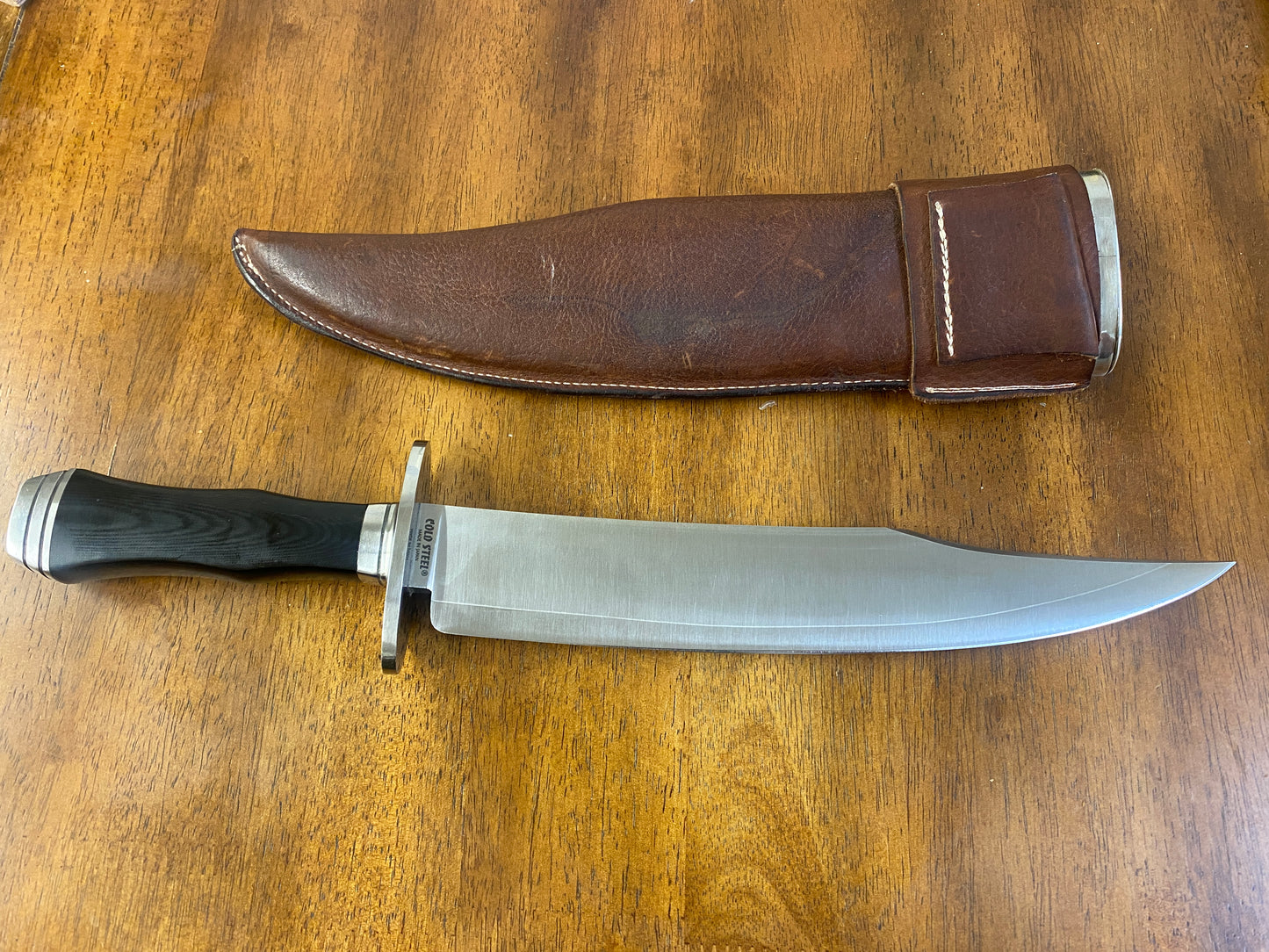 Japanese Made Cold Steel VG-1 San MaI III Natchez Bowie knife