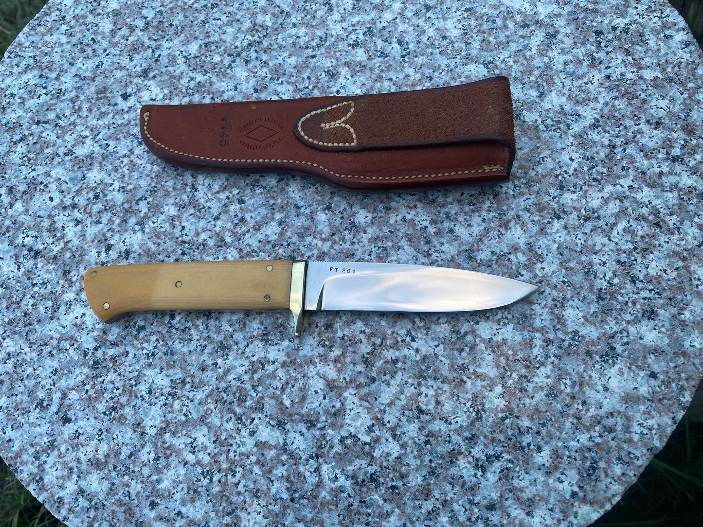 Ralph Bone FT201 Sheath Knife