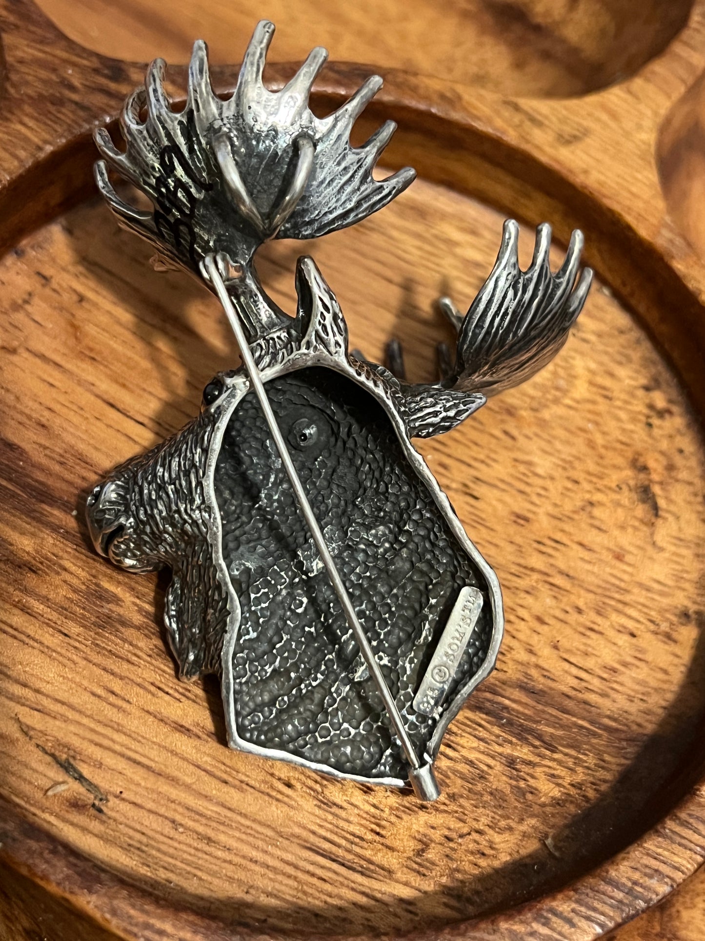 Balinese Sterling Moose Pin/Pendant