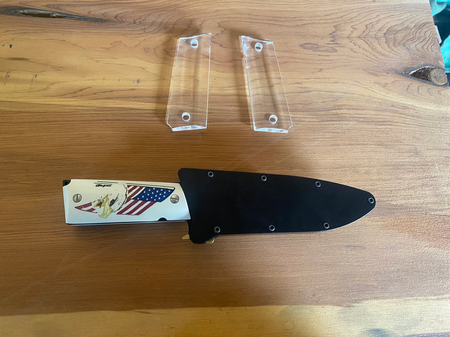 Jenness Custom Patriot Sheath knife
