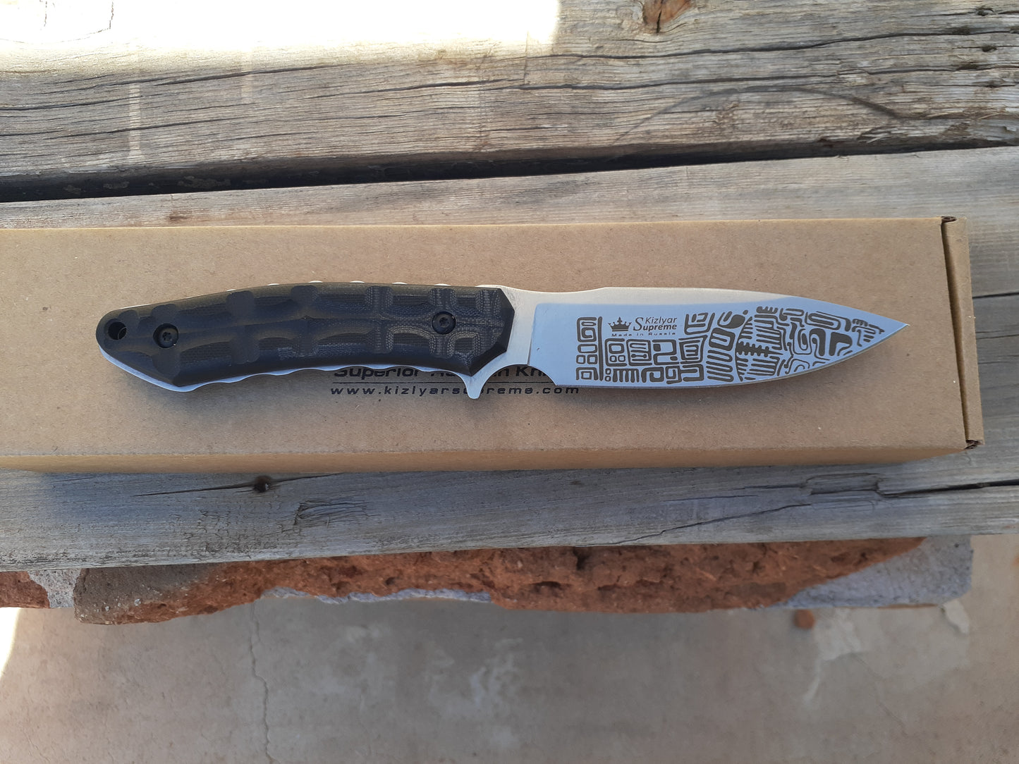 Kizlyar supreme Aztec Sheath Knife