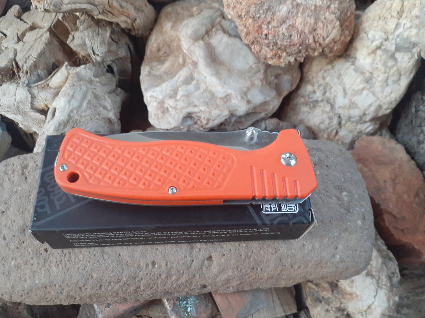 Ganzo G722 orange Pocket Knife