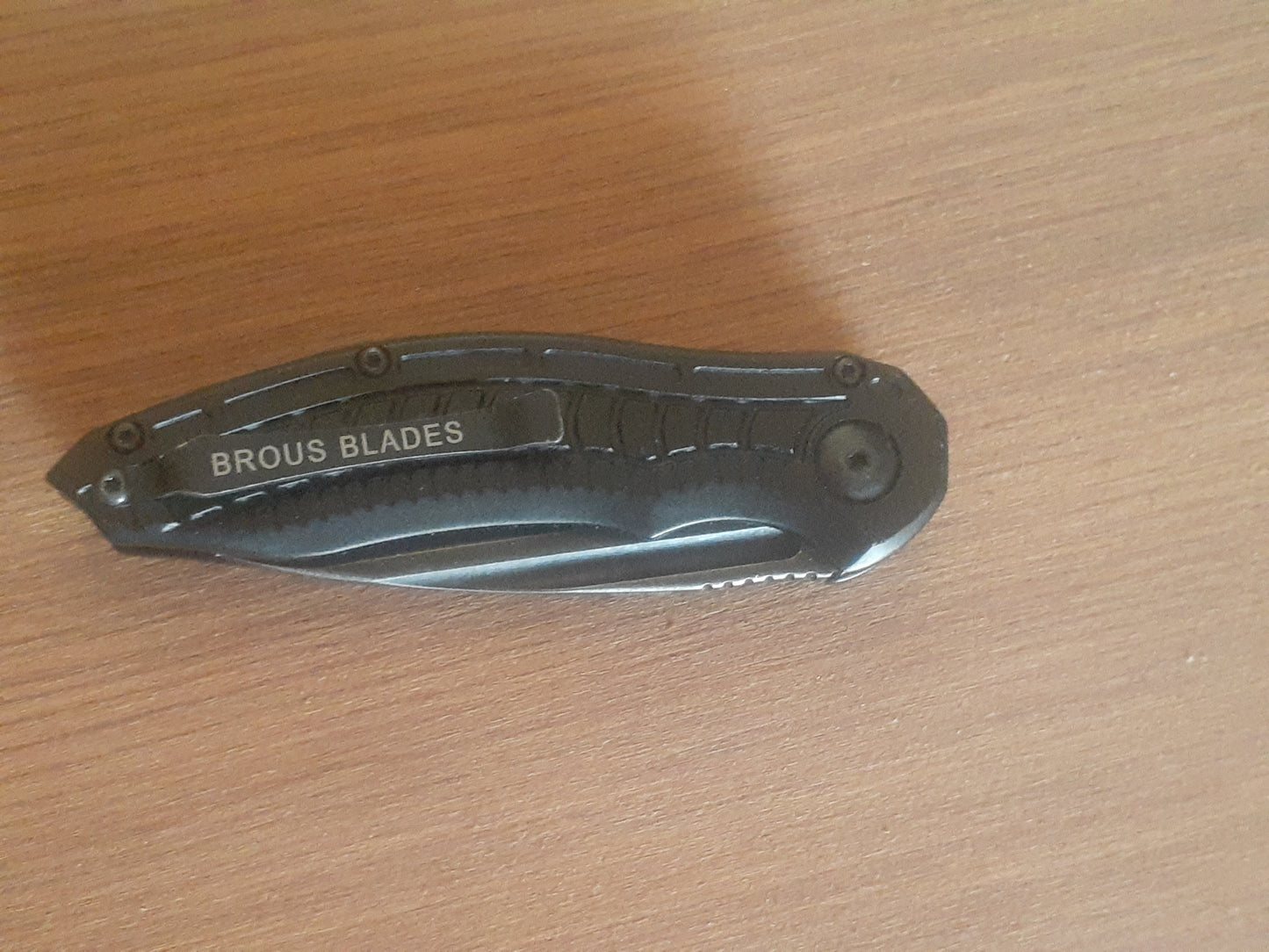 Brous Blades Bionic Blackout Automatic Pocket Knife