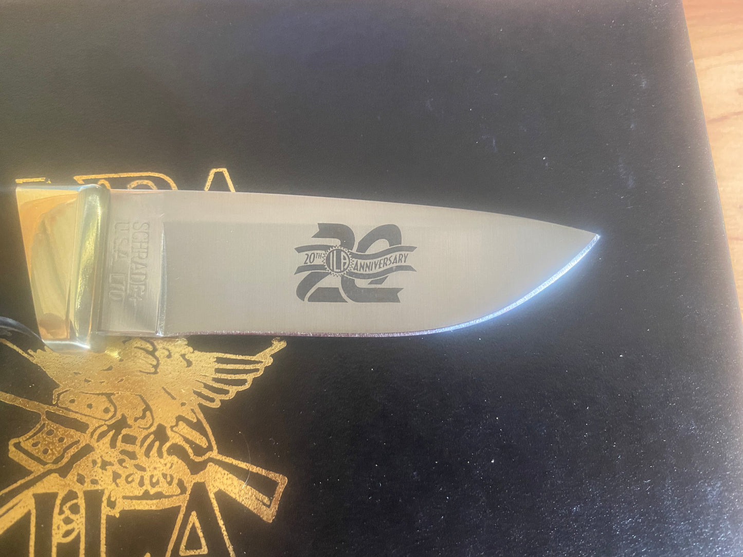 USA Made Schrade  LTD ILA 20th Anniversary Sheath Knife