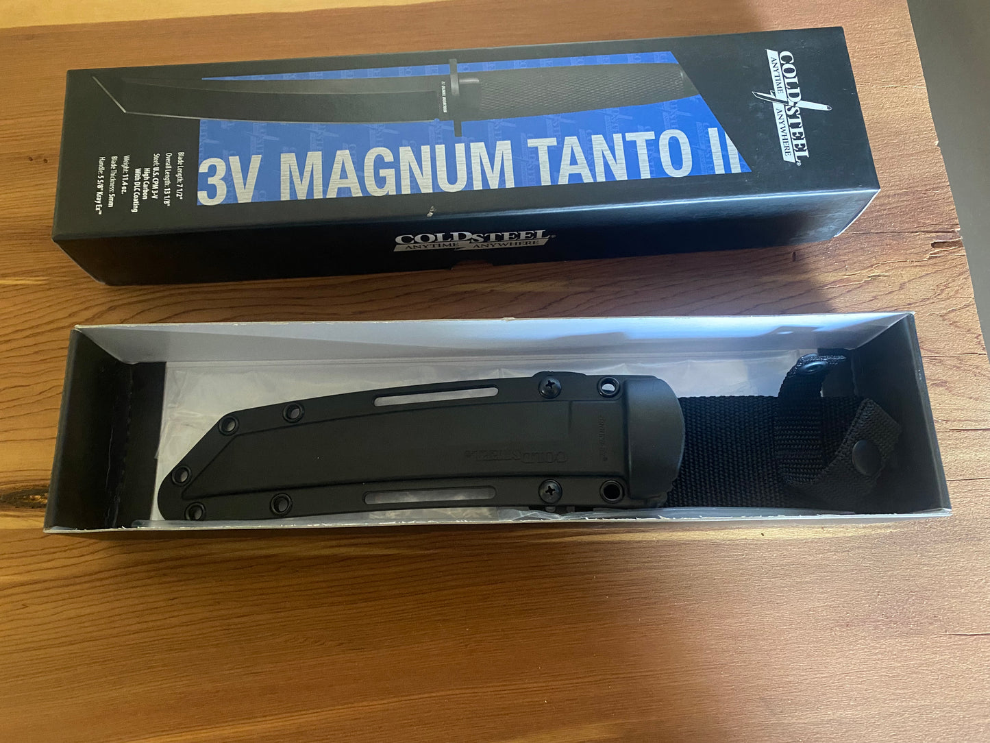 Cold Steel Nightfall 3V Magnum Tanto II Sheath Knife