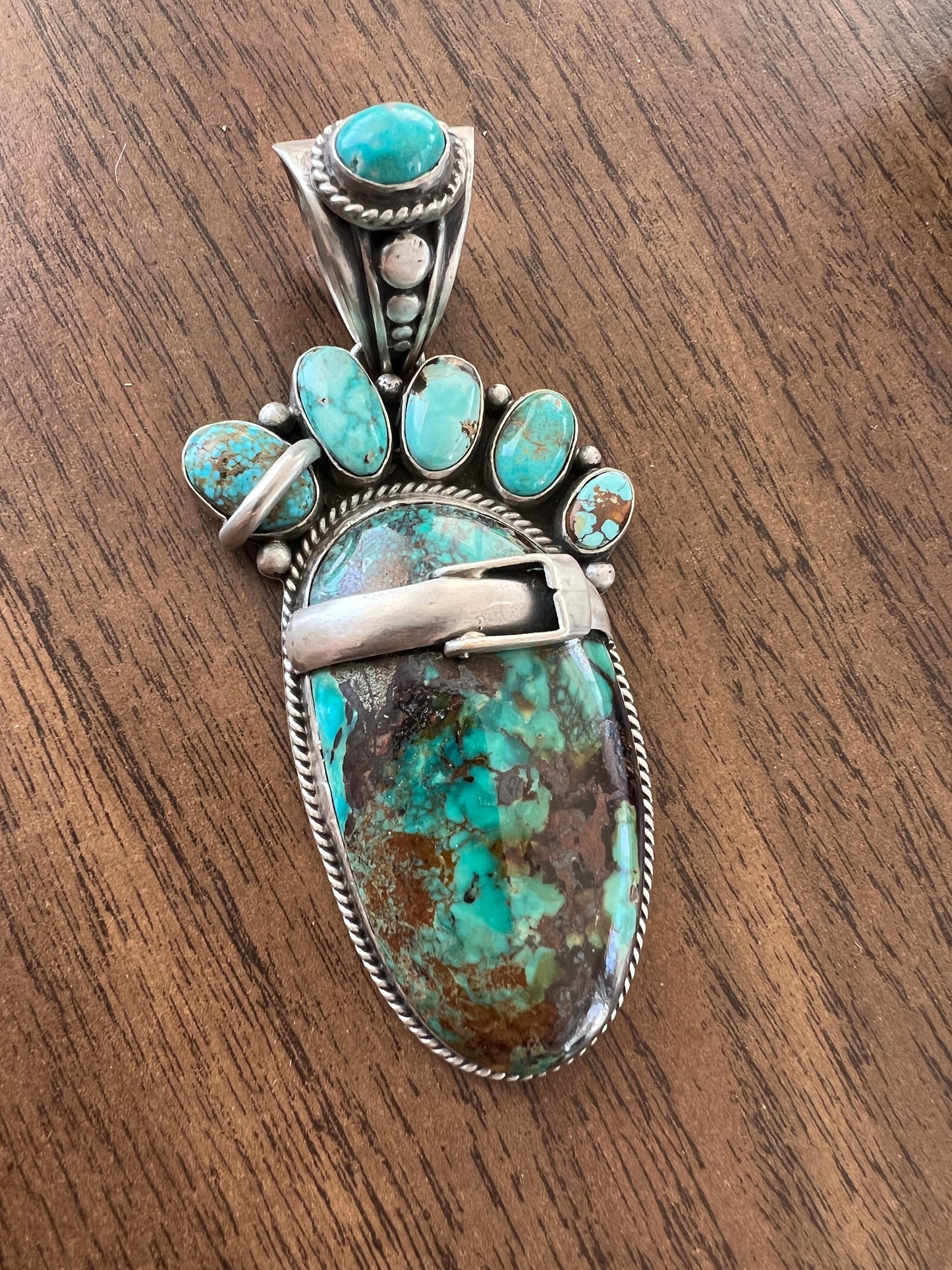 Emerson Thompson Mixed Turquoise Foot Pendant