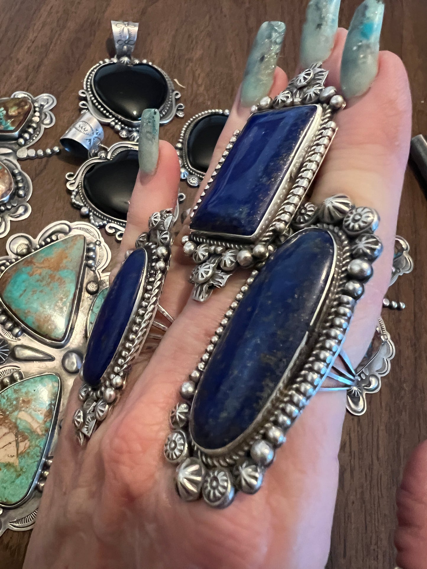 Rosella Paxson Lapis Lazuli Rings